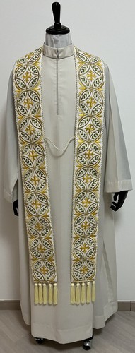 Stola bianca ricamata - , (36)