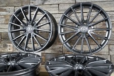 Cerchi in lega da 19 pollici V2 per VW Golf 5 6 7 6R 7R R32 GTI GTD R-Line - grigi con ABE