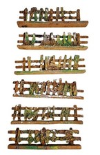 6 Pezzi Antichi Steccato per