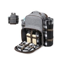 Grande zaino da picnic grigio