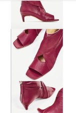 Zara  Women NWT Leather Peep
