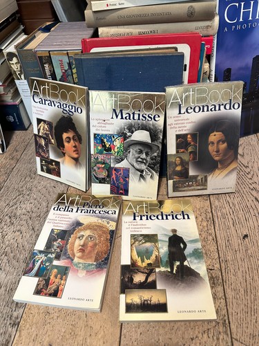 Lotto libri leonardo - 5, libri,