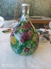 Damigiana in vetro antica