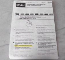 Clarion autoradio istruzioni