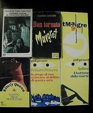 lotto stock di 6 LIBRI GIALLI