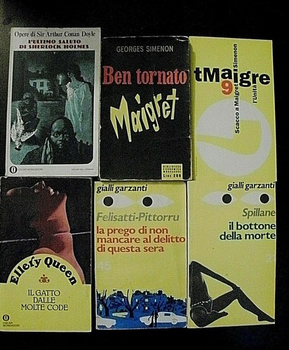 Lotto stock libri - 6, gialli