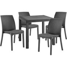 Set tavolo 80x80 con - con, da