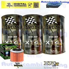 Kit Tagliando Olio Bardahl XT4R 5W40 Filtro Per Aprilia 650 Pegaso Tibet 2004