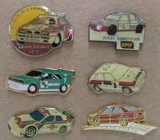 LOT DE 6 PIN'S LANCIA DELTA