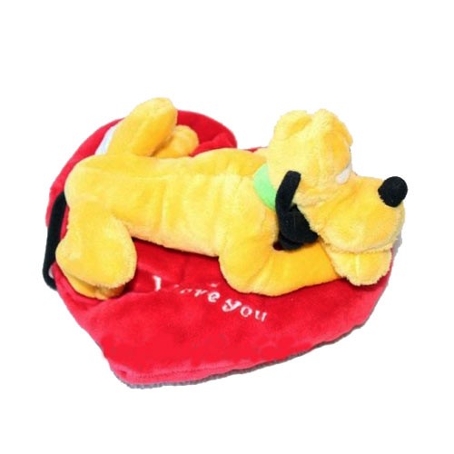 Peluche cuore pluto love - i, you