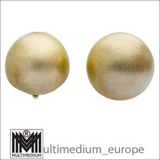 Orecchini con ferretto in oro