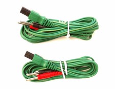 oi 2 cavetti ricambio stimolatore Tesmed te 550 te660 te670 te-670-B 2 poli pin