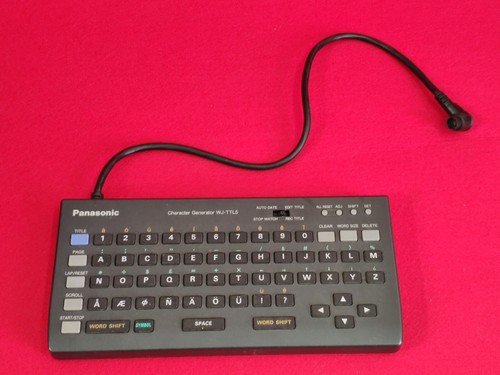 Panasonic character generator - character,