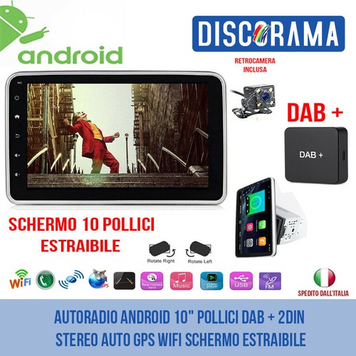 Autoradio android pollici - 10",