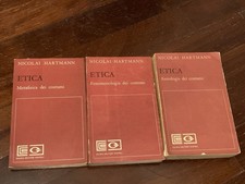 Hartmann Nicolai - Etica - Tre Volumi. Napoli Guida 1972