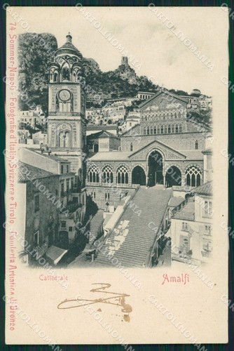 Salerno amalfi cartolina - salerno,
