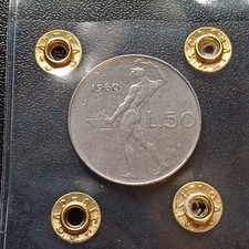 Moneta lire vulcano - moneta,