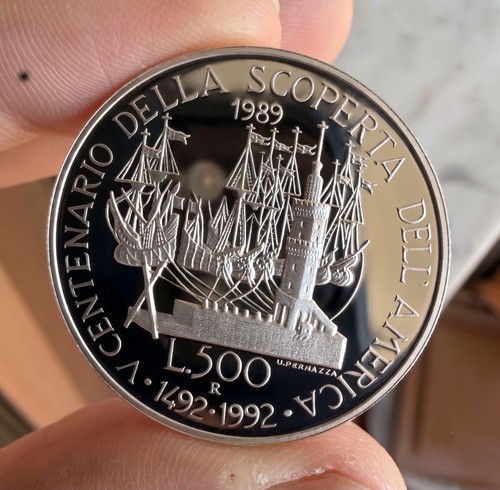 500 lire 1989 scoperta - 500, america