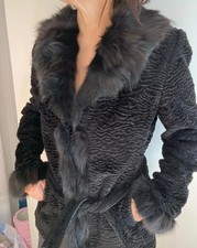 Pelliccia nera Conbipel in