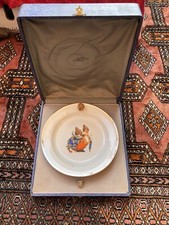 piatto scalda pappa cofanetto  ceramica vintage