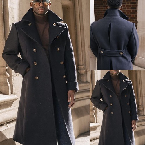 Cappotto lungo uomo lana