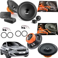 Kit 6 Casse Altoparlanti Hertz DSK165+DCX165.3 ANT+POST per Peugeot 308 dal 2013
