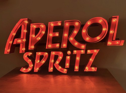 Insegna luminosa aperol spritz - insegna,