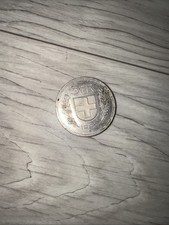 Moneta In Argento Svizzera Da
