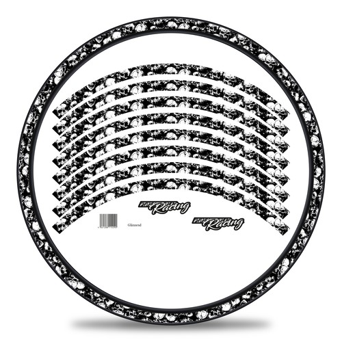 Set adesivi cerchi bici - set,