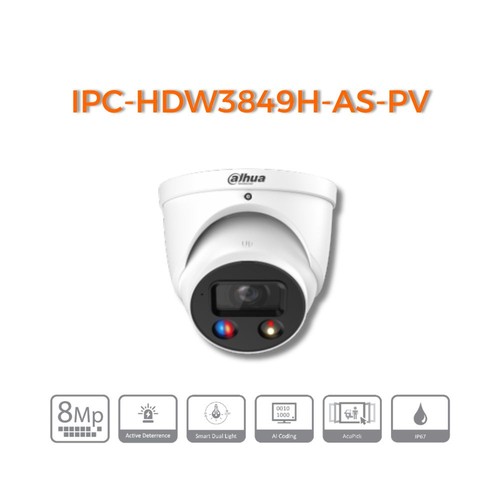 Dahua telecamera dome 8mp - dahua,