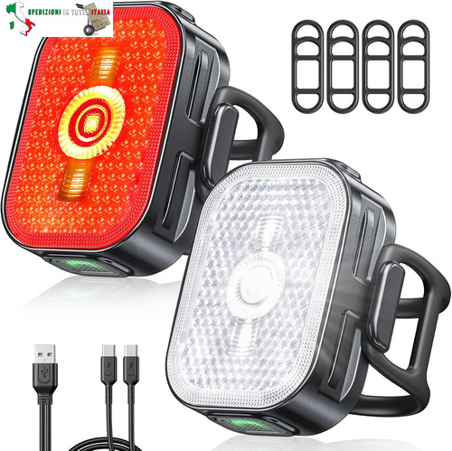 Luci bicicletta led 1 con - led,