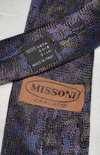 Cravatta Missoni 100% Seta
