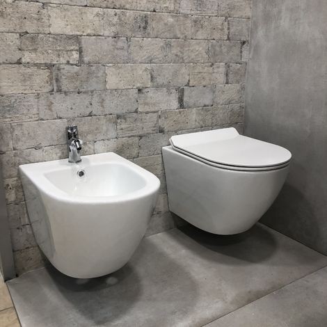 Bidet sospeso ceramica - bidet, in