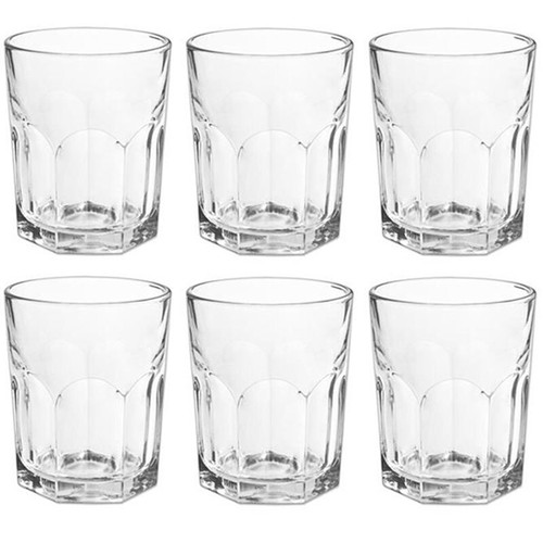 Set bicchieri vetro per - 6,