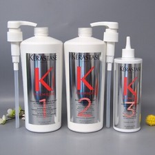 TRIO Kerastase Premiere Bain + Pre Shampoo Décalcificante 34 oz & Liquido Concentrato