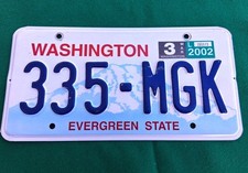 Targa auto vintage americana