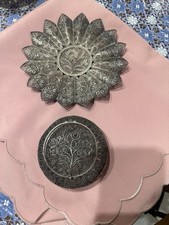 Antichi Oggetti In Argento Sterling Filigrana 