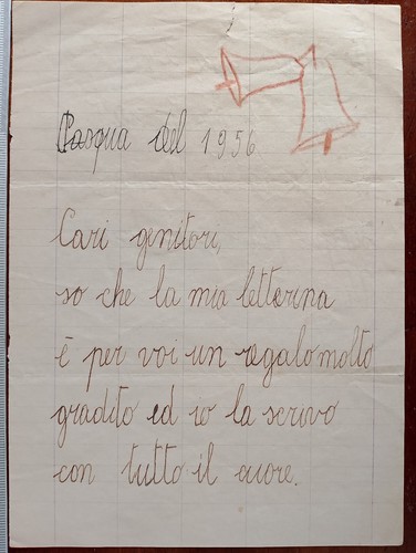 Letterina pasqua 1956 - letterina,