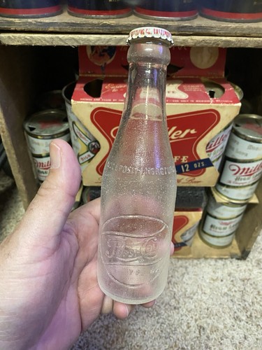 Bottiglia pepsi cola rara 1963 - bottiglia,