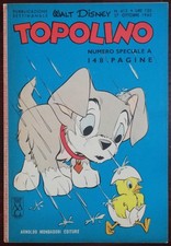 TOPOLINO LIBRETTO 413 - QUASI EDICOLA - FUMETTO DISNEY 1963 - CON BOLLINI CLUB