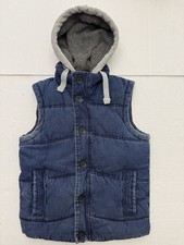 Zara Man Denim Puffer Vest