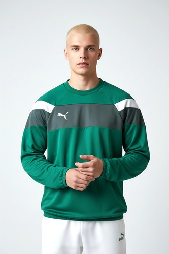 Puma felpa sportiva verde