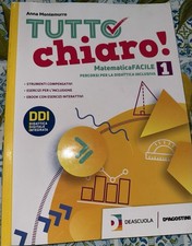 Libro Tutto Chiaro! 1 Matematica Facile De Agostini Ex Nuovo + Ebook Scaricabile