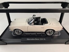 Norev Mercedes Benz 230 SL white DB090 1963 1/18 183768 DEFECT!