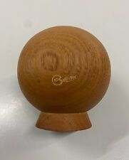 Pomolo in legno grezzo Ø 76mm con filetto Ø 5mm cod. 1034 fai da te arredamento