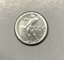ITALIA REPUBBLICA 50 LIRE 1990