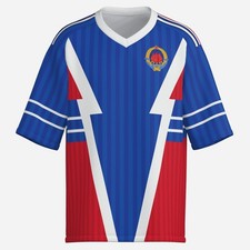 Jugoslavia - Maglia calcio retro jersey, 1990 home replica calcio