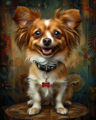 Chihuahua pelo lungo con - chihuahua,