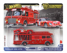 Ferrari 250 GTO - Fiat 642 RN2 Bartoletti Transporter Hot Wheels Premium 1:64