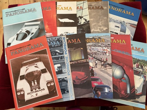 Rivista porsche panorama set - rivista,